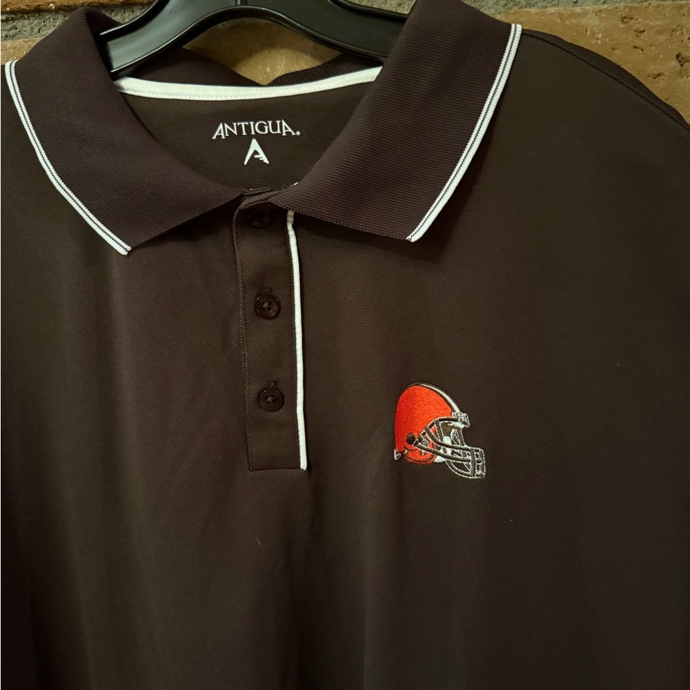 Antigua Men's Cleveland Browns polo - Picture 2 of 7